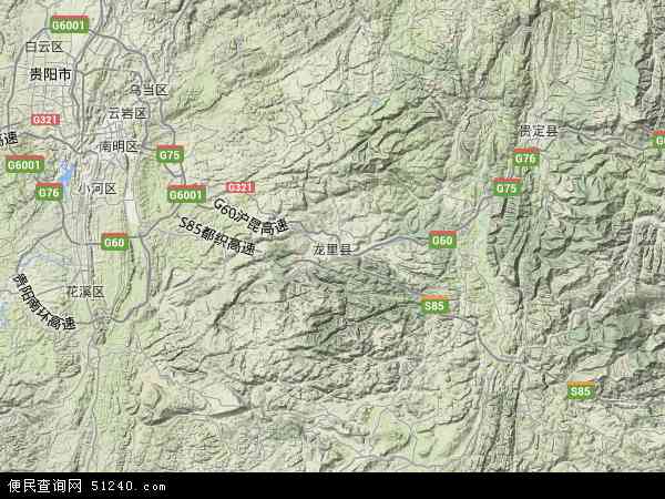 龙里县镇村地图图片