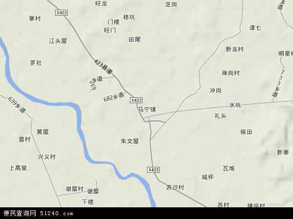 马宁镇地形图 - 马宁镇地形图高清版 - 2024年马宁镇地形图