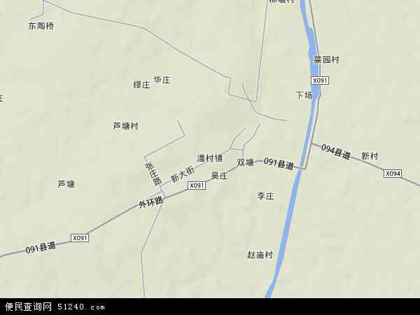 潘村镇地形图 - 潘村镇地形图高清版 - 2024年潘村镇地形图