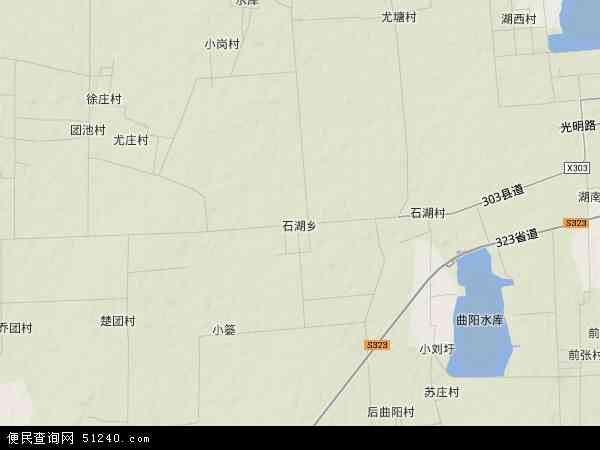 石湖乡地形图 - 石湖乡地形图高清版 - 2024年石湖乡地形图