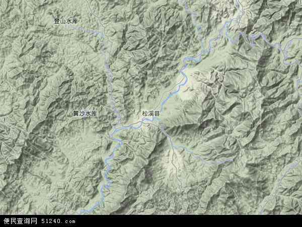 松溪地形地质图分析图片