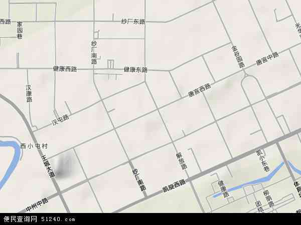 唐宫路地形图 - 唐宫路地形图高清版 - 2024年唐宫路地形图