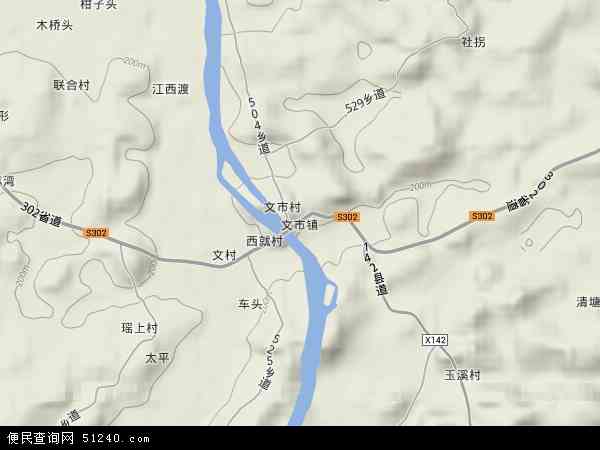 文地镇地图图片