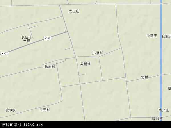 吴桥县村庄地图图片