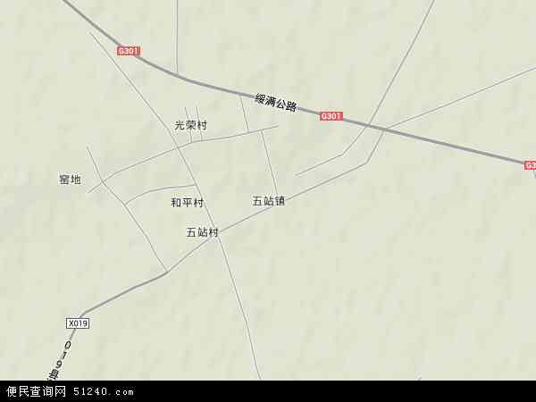  黑龙江省 绥化市 肇东市 五站镇本站收录有:2021五站镇地图