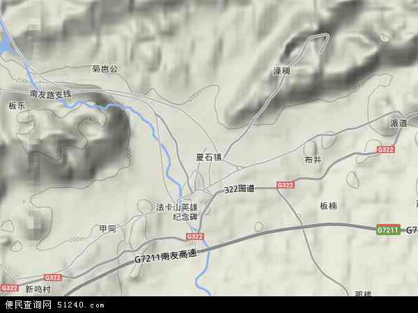 广西凭祥市卫星地图图片