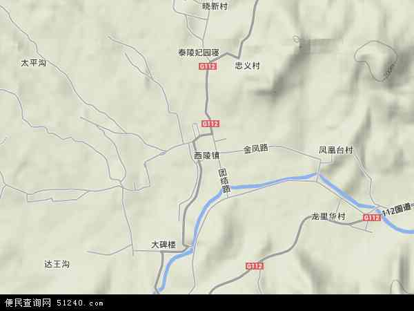 西陵镇地形图 - 西陵镇地形图高清版 - 2024年西陵镇地形图