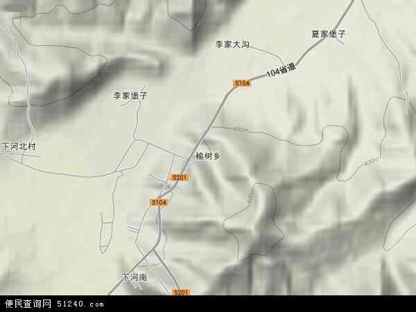 榆树市乡镇地图图片