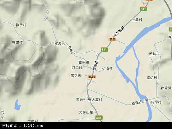 永嘉县卫星地图图片
