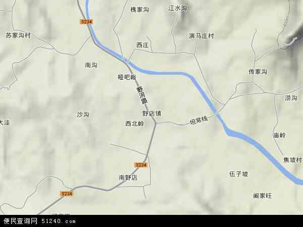 蒙阴县野店镇地图图片