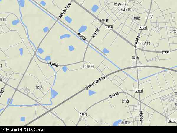 月塘村地形图 - 月塘村地形图高清版 - 2024年月塘村地形图