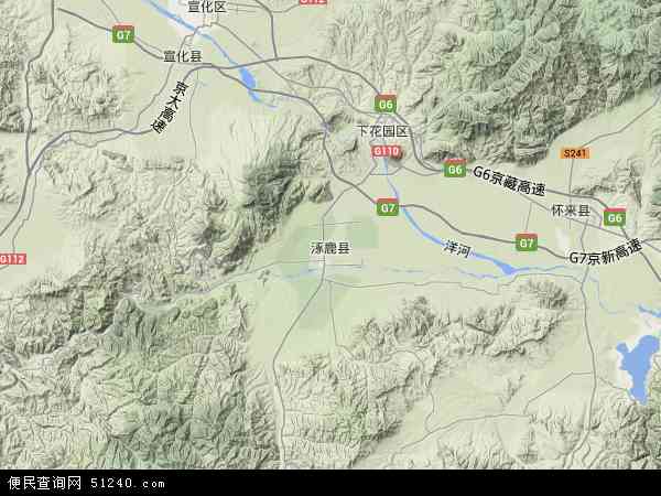 涿鹿县城地图图片