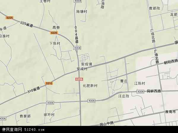安成镇地形图 - 安成镇地形图高清版 - 2024年安成镇地形图