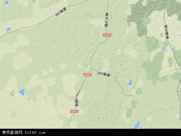 拜泉县地形图 - 拜泉县地形图高清版 - 2024年拜泉县地形图