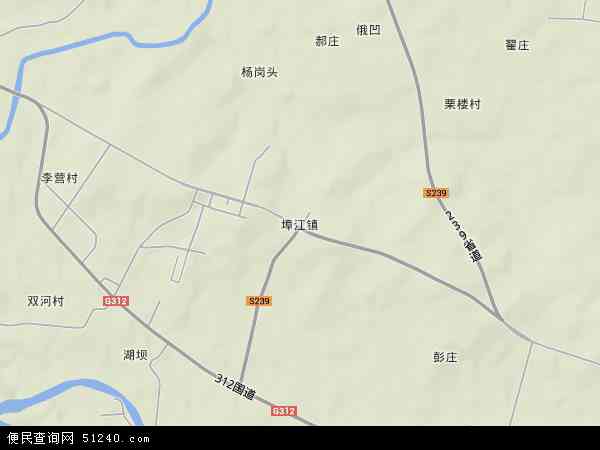 埠江镇地形图 - 埠江镇地形图高清版 - 2024年埠江镇地形图