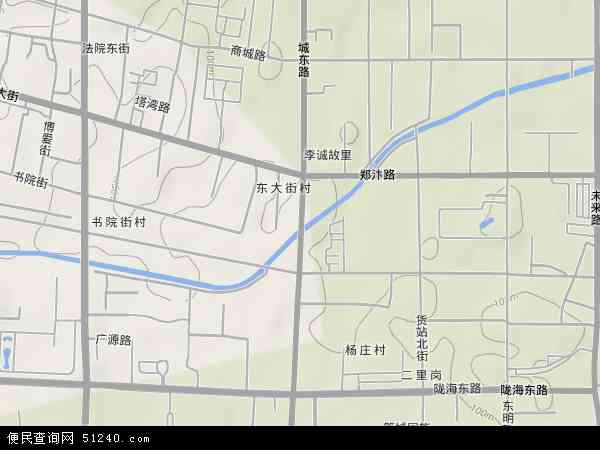 城东路地形图 - 城东路地形图高清版 - 2024年城东路地形图
