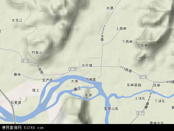 广西大圩古镇地图图片