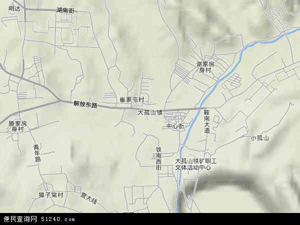 辽宁省 鞍山市 铁东区 大孤山本站收录有:2021大孤山卫星地图高清版