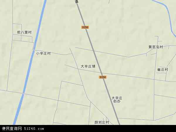 大辛庄地形图 - 大辛庄地形图高清版 - 2024年大辛庄地形图