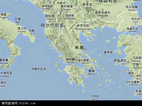 多德卡尼斯地形图 - 多德卡尼斯地形图高清版 - 2024年多德卡尼斯地形图