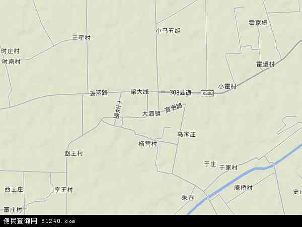 大泗镇地形图 - 大泗镇地形图高清版 - 2024年大泗镇地形图