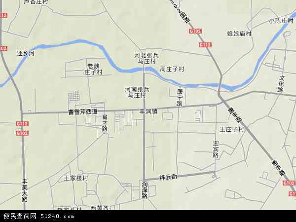 中国 河北省 唐山市 丰润区 丰润镇本站收录有:2021丰润镇卫星地图