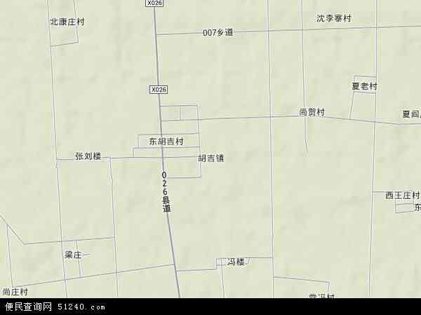 胡吉镇地形图 - 胡吉镇地形图高清版 - 2024年胡吉镇地形图
