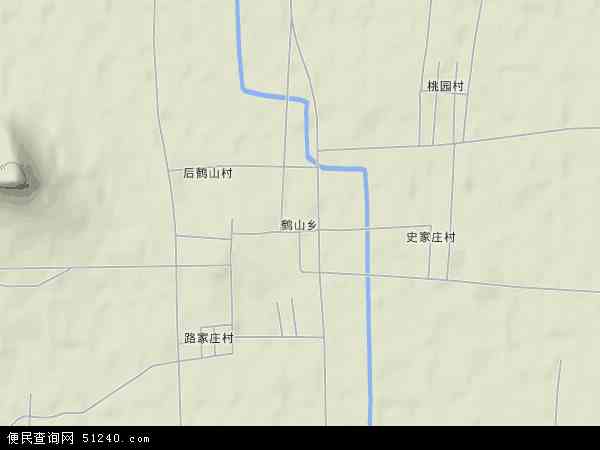 鹤山乡地形图 - 鹤山乡地形图高清版 - 2024年鹤山乡地形图