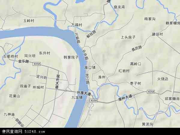 淮口镇地图图片