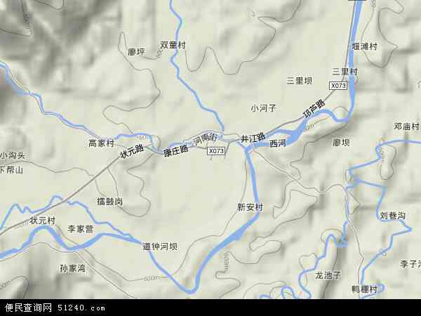 火井镇地形图 - 火井镇地形图高清版 - 2024年火井镇地形图