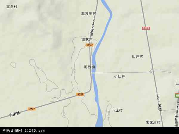 临西县卫星地图图片