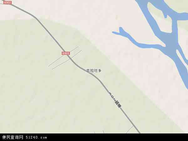 吉拉吐乡地形图 - 吉拉吐乡地形图高清版 - 2024年吉拉吐乡地形图