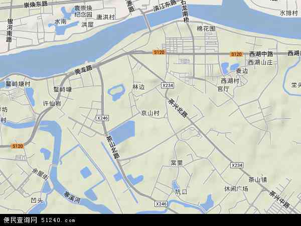 京山村地形图 - 京山村地形图高清版 - 2024年京山村地形图