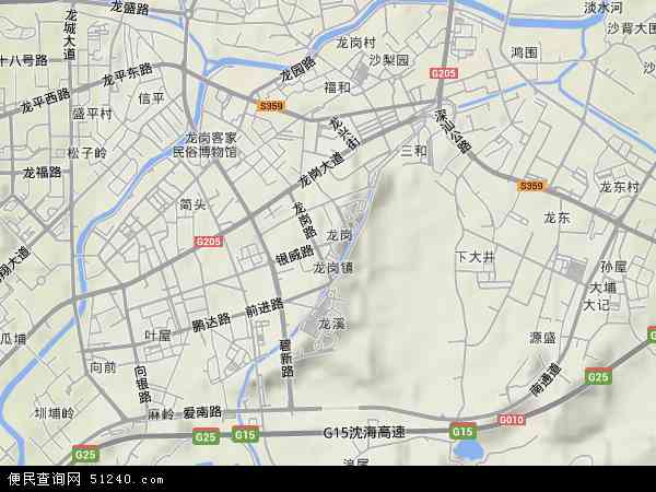 中国 广东省 深圳市 龙岗区 龙岗本站收录有:2021龙岗卫星地图高清版