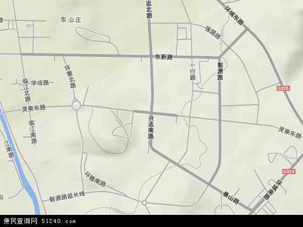 灵泉地形图 - 灵泉地形图高清版 - 2024年灵泉地形图