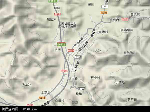 联珠镇地形图 - 联珠镇地形图高清版 - 2024年联珠镇地形图