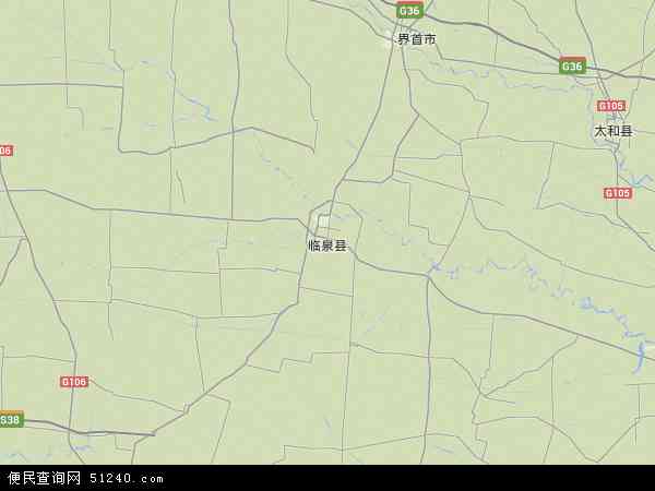 临泉县地形图 - 临泉县地形图高清版 - 2024年临泉县地形图