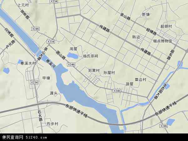 刘黄村地形图 - 刘黄村地形图高清版 - 2024年刘黄村地形图
