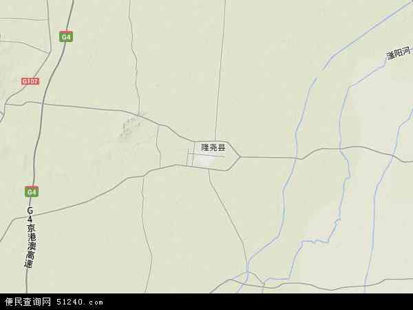 隆尧县地图 