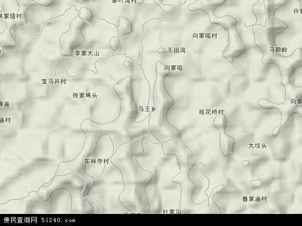 马王乡地形图 - 马王乡地形图高清版 - 2024年马王乡地形图