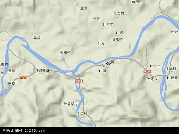 毛阳镇地形图 - 毛阳镇地形图高清版 - 2024年毛阳镇地形图