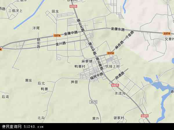 麻章镇地形图 - 麻章镇地形图高清版 - 2024年麻章镇地形图