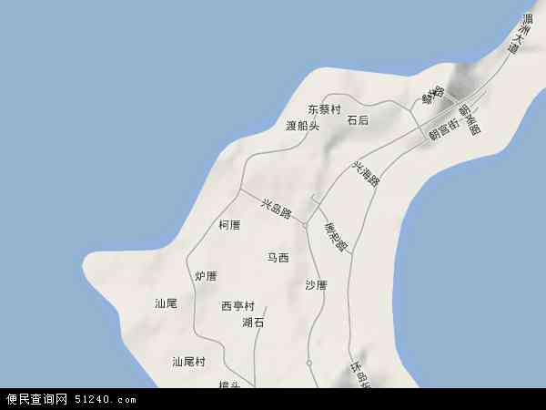 湄洲镇地形图 - 湄洲镇地形图高清版 - 2024年湄洲镇地形图