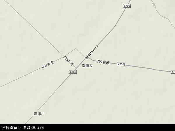 潘津乡地形图 - 潘津乡地形图高清版 - 2024年潘津乡地形图