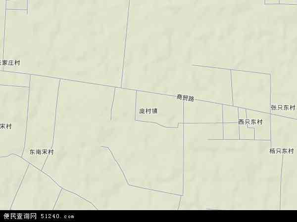 庞村镇地形图 - 庞村镇地形图高清版 - 2024年庞村镇地形图