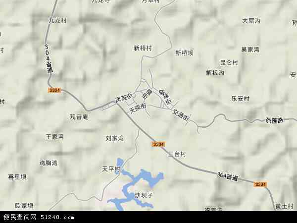 蓬南镇地形图 - 蓬南镇地形图高清版 - 2024年蓬南镇地形图