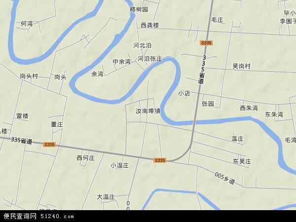 汝南埠镇地形图 - 汝南埠镇地形图高清版 - 2024年汝南埠镇地形图