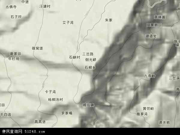 石柳乡地形图 - 石柳乡地形图高清版 - 2024年石柳乡地形图