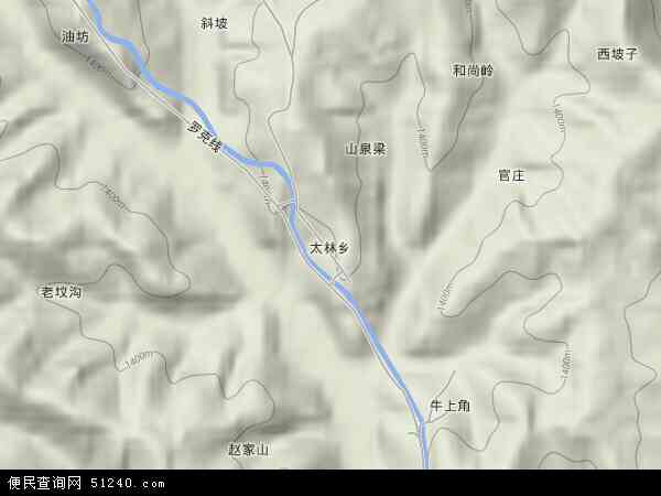 太林乡地形图 - 太林乡地形图高清版 - 2024年太林乡地形图