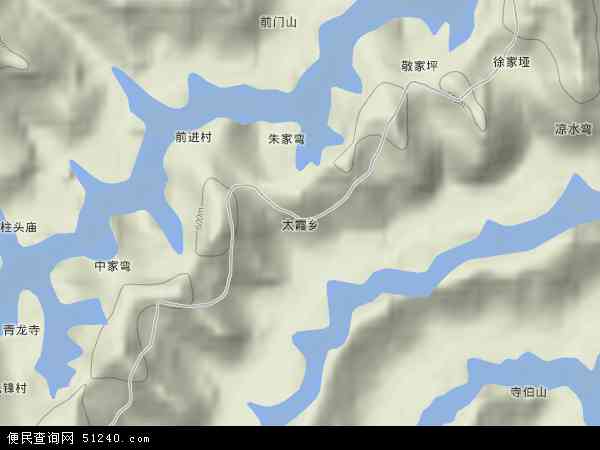 太霞乡地形图 - 太霞乡地形图高清版 - 2024年太霞乡地形图